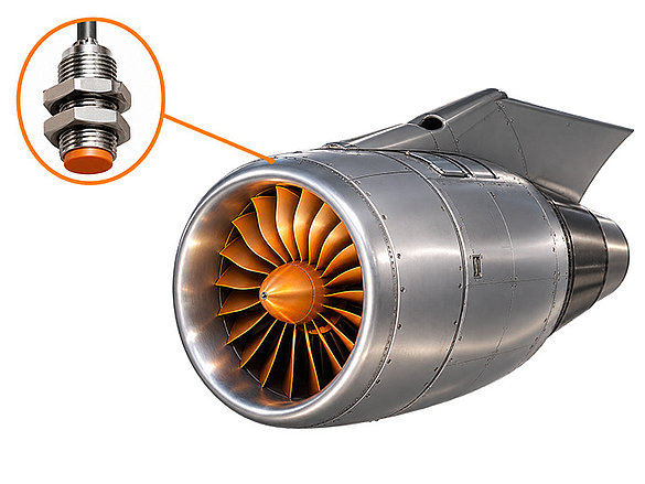 Aircraft engines and Eddy Current sensors