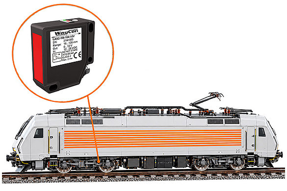 Laser distance sensors in rail transportation