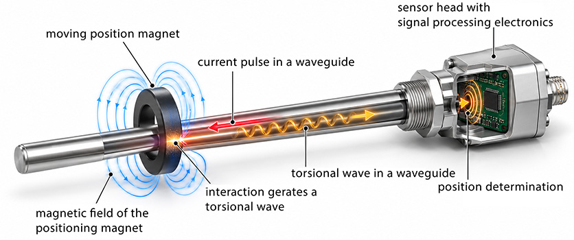 Magnetostrictive Transducer Measurement Principle Magnetostrictive Transducer Measurement Principle