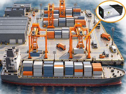 Sensor technology in harbour complexes